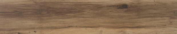 Blaze Nogal 23 x 120cm, dark wood effect matt tile at Irwin Tiles