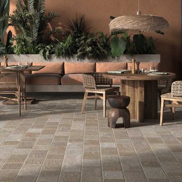 Block Porfido 20x20cm & 20x30cm, paving at Irwin Tiles