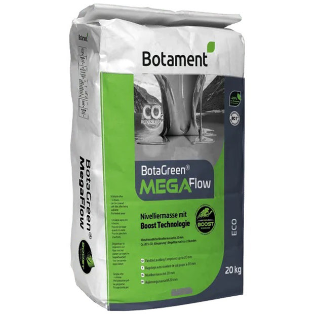 Botament Botagreen MegaFlow 20kg Levelling Compound, floor preparation product at Irwin Tiles