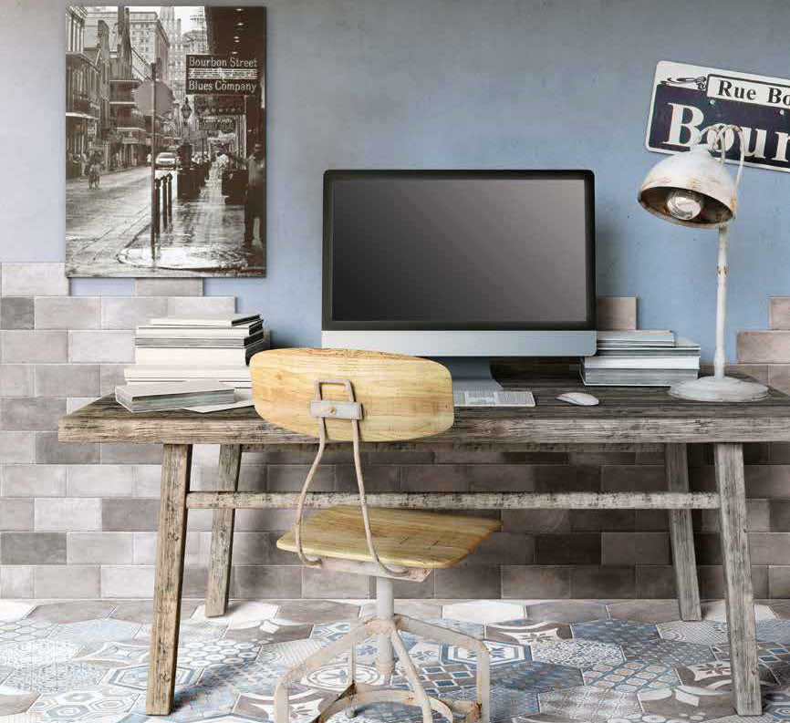 Bourbon Street 10x20cm, porcelain tile at Irwin Tiles