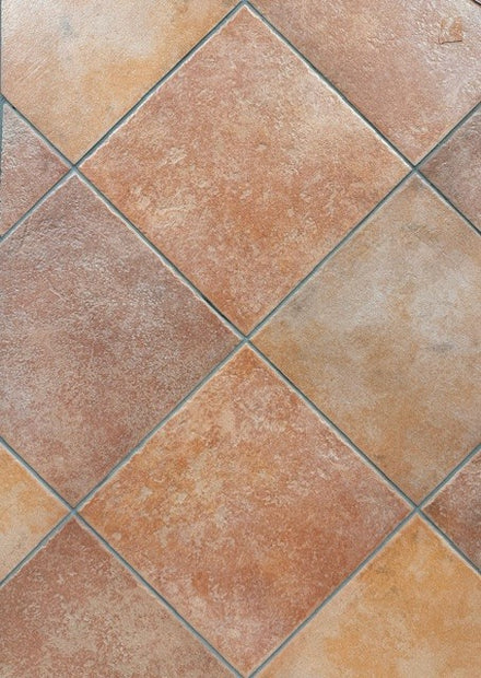 Bretagna 25x25cm, brown tile at Irwin Tiles