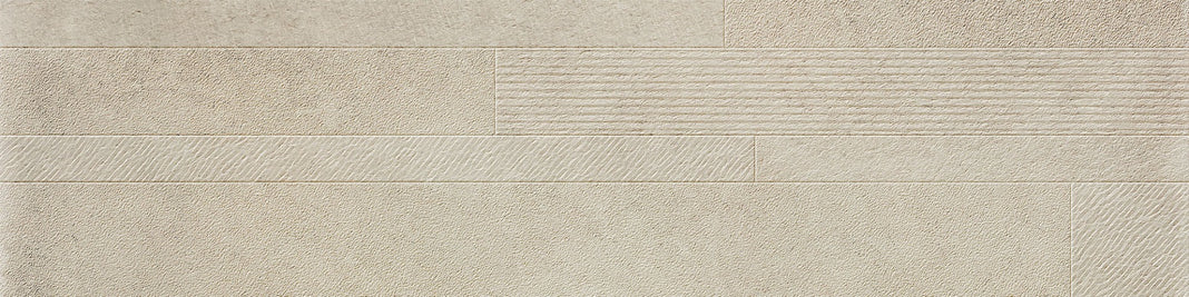 Materica Brick Ecru 30 x 120cm, decorative tile at Irwin Tiles