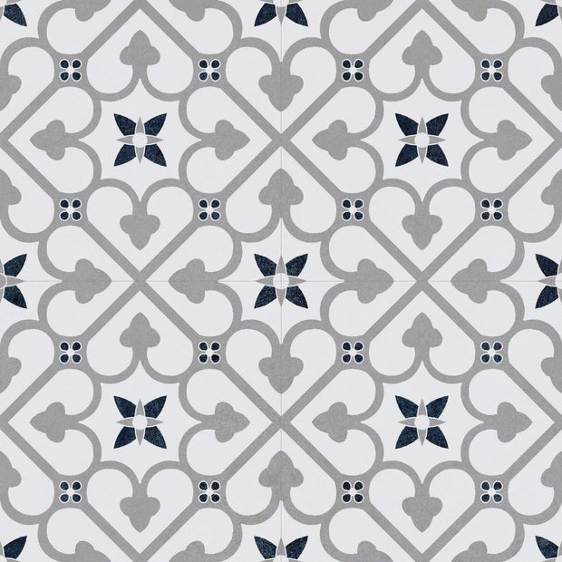 Brighton Grey 45 x 45cm, ceramic tile at Irwin Tiles