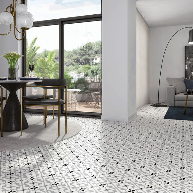 Brighton Grey 45 x 45cm, matt tile at Irwin Tiles