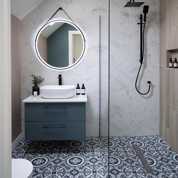 Brindisi Azul 22.5 x 22.5cm, porcelain tile at Irwin Tiles