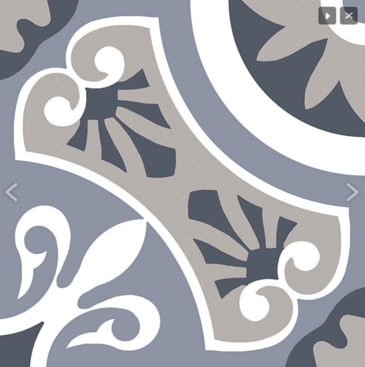 Brindisi Azul 22.5 x 22.5cm, tile from Irwin Tiles, Co. Monaghan