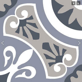 Brindisi Azul 22.5 x 22.5cm, tile from Irwin Tiles, Co. Monaghan