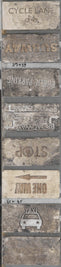 Broadway Road Signs 10 x 20cm, grey matt tile at Irwin Tiles