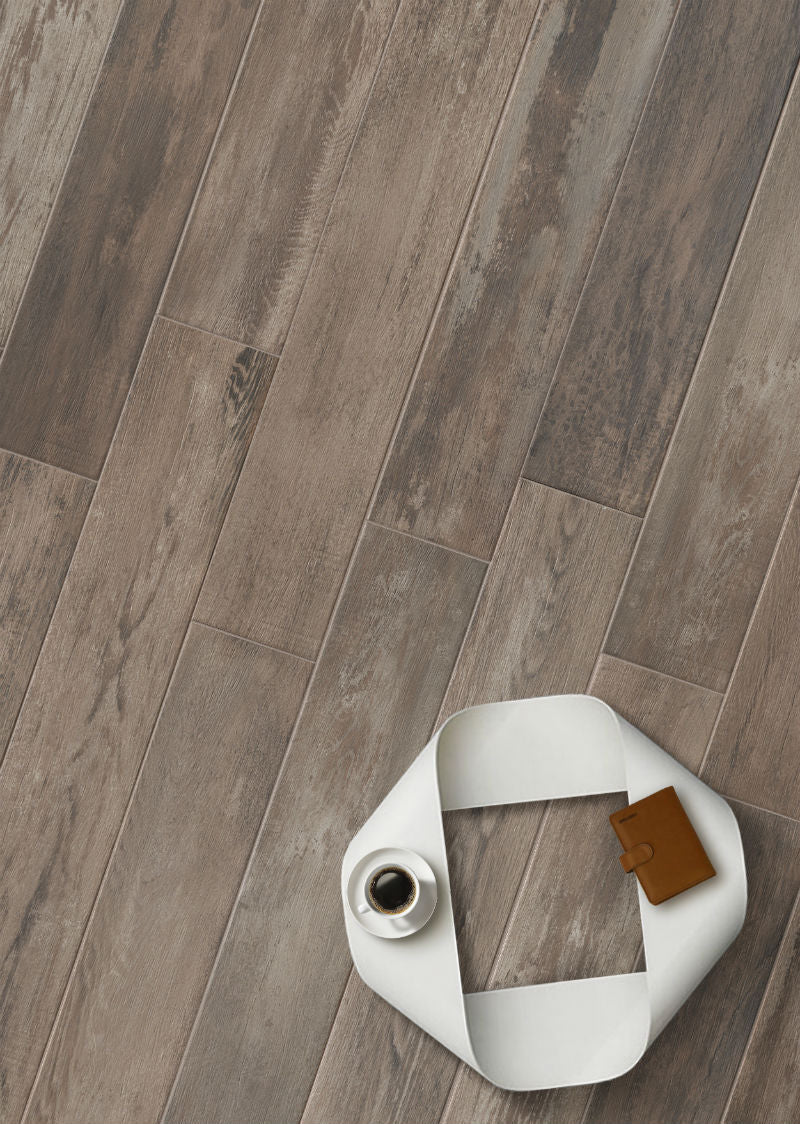 Tahoe Brown 18x118cm, matt tile at Irwin Tiles