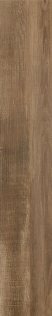 Decape Brune 20 x 120cm, dark wood effect tile at Irwin Tiles