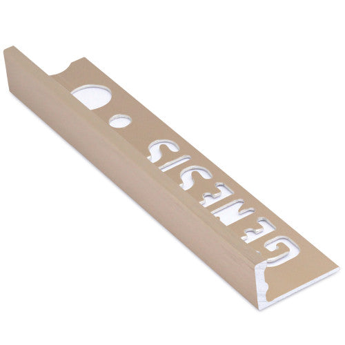 Brushed Copper 12mm Square Edge Tile Trim 2.5m, tile trim at Irwin Tiles