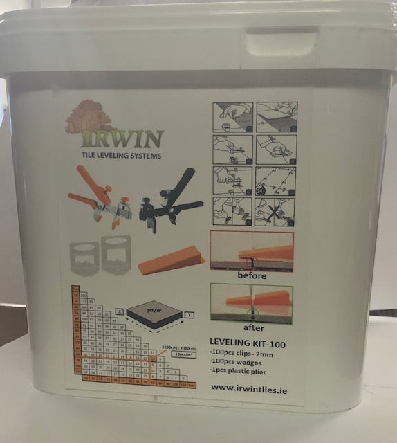 Bucket Spacer Levelling Clips, tile spacer at Irwin Tiles