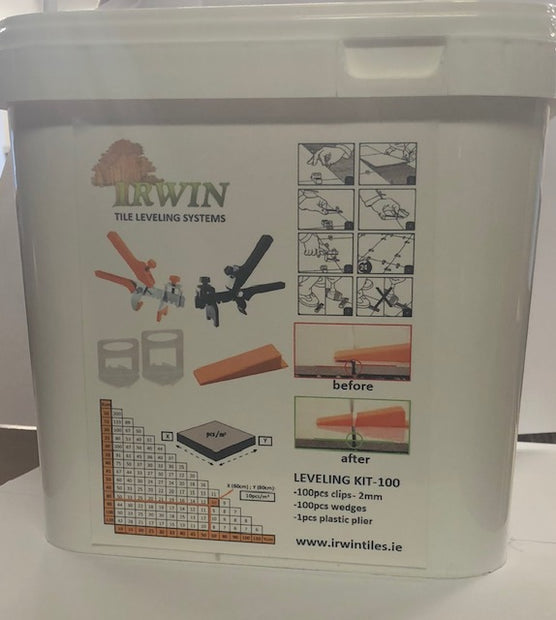 Bucket Spacer Levelling Clips, tile spacer at Irwin Tiles