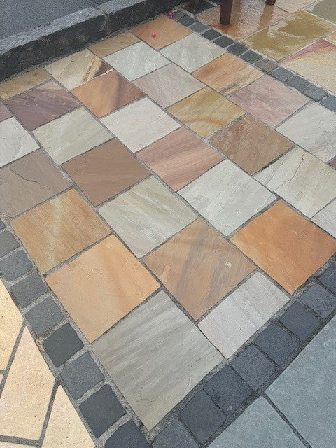 Buff Sandstone Paver 30 x 30cm, matt paving at Irwin Tiles