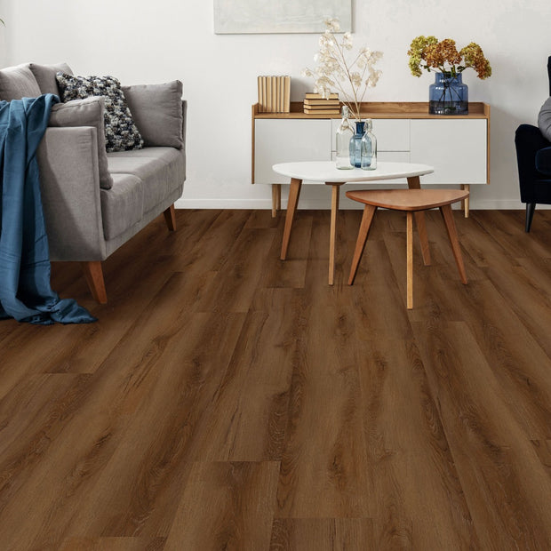 Rustic Looks - Burned Oak Waterproof Laminate 12mm, laminate flooring at Irwin Tiles