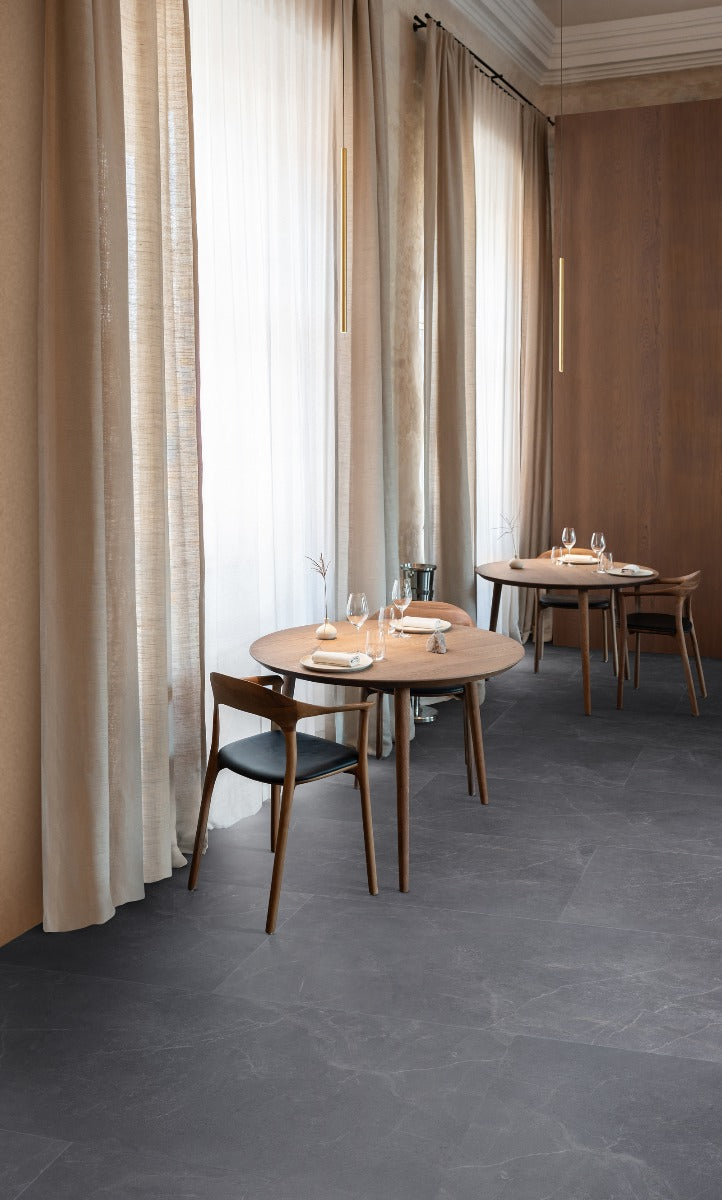 Caldera Tile Marmo Scuro Luxury Parquet Vinyl 61.5x123cm, luxury click vinyl flooring for kitchens, hallways at Irwin Tiles