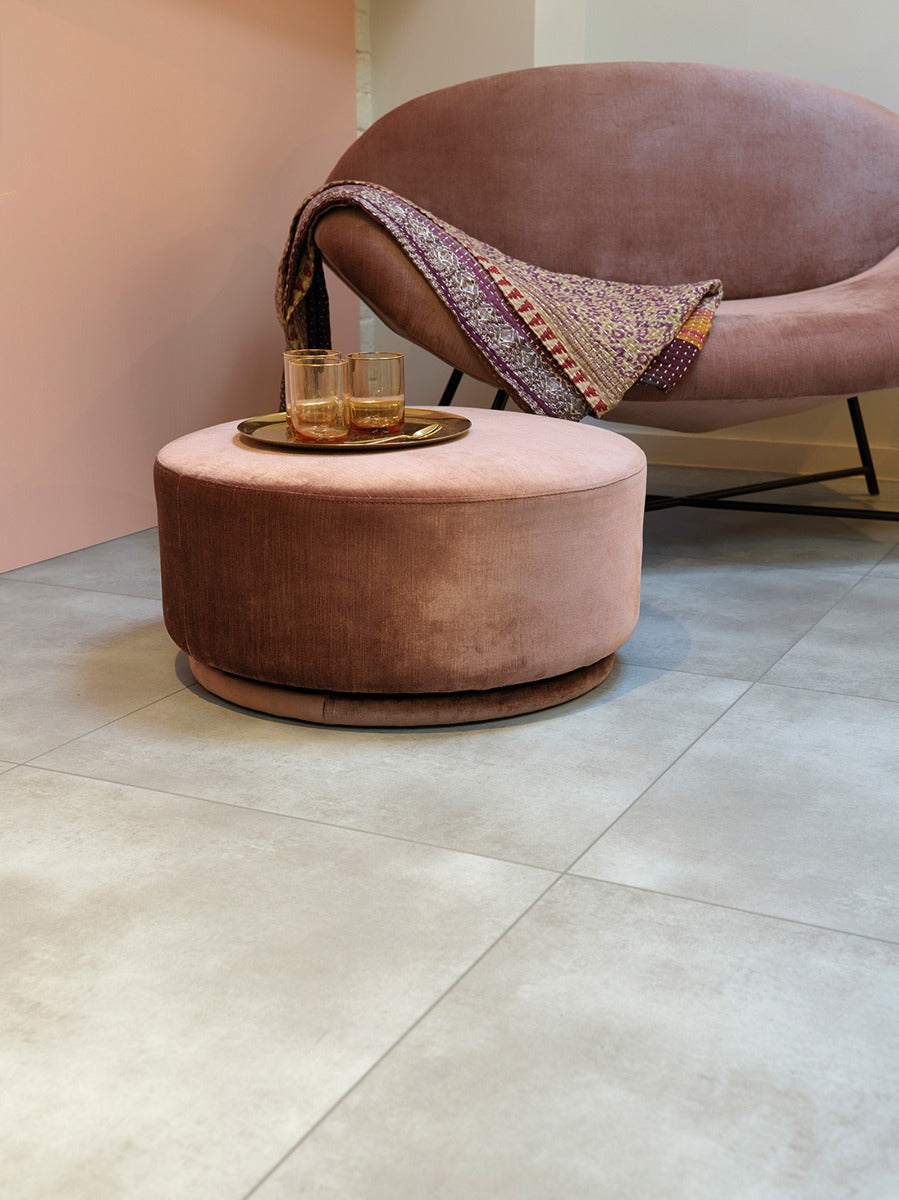 Caldera Tile Sea Salt Luxury Parquet Vinyl 61.5 x 61.5cm, luxury click vinyl flooring for kitchens, hallways at Irwin Tiles
