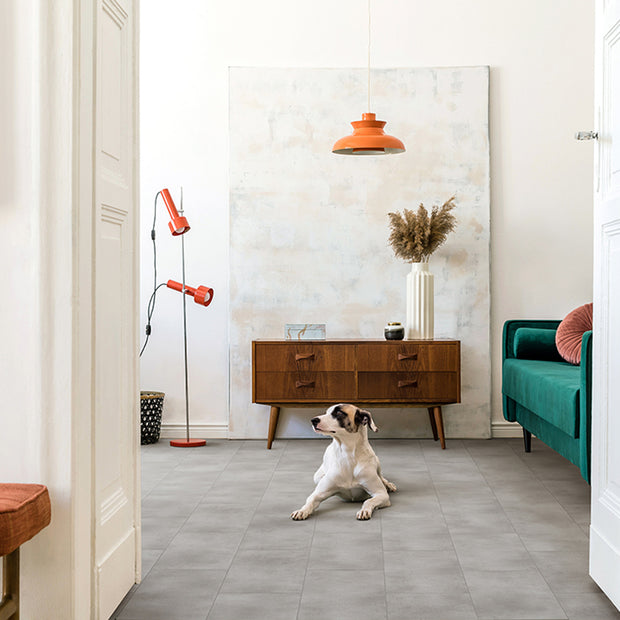 Caldera Tile Stone Luxury Parquet Vinyl 61.5 x 61.5cm, luxury click vinyl flooring for kitchens, hallways at Irwin Tiles