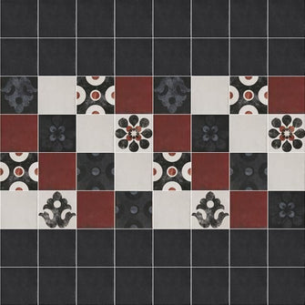 ViaEmilia Blanco 20x20cm, matt porcelain tile for kitchens, bathrooms and hallways at Irwin Tiles