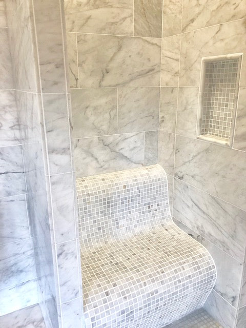 Cararra Bianco Marble Honed 60x30cm (18mm Thickness), tile at Irwin Tiles