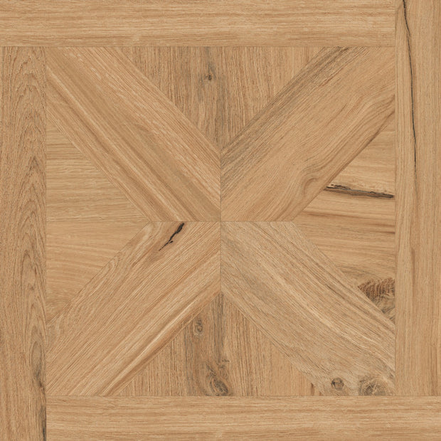 Rovere Antico Cassettone 60 x 60cm, dark wood effect matt tile at Irwin Tiles