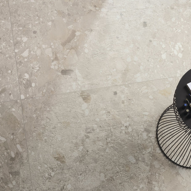 Ceppo Avorio 120 x 120cm, matt tile at Irwin Tiles