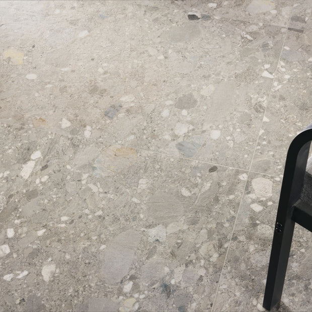 Ceppo Grigio 120 x 120cm, matt tile at Irwin Tiles