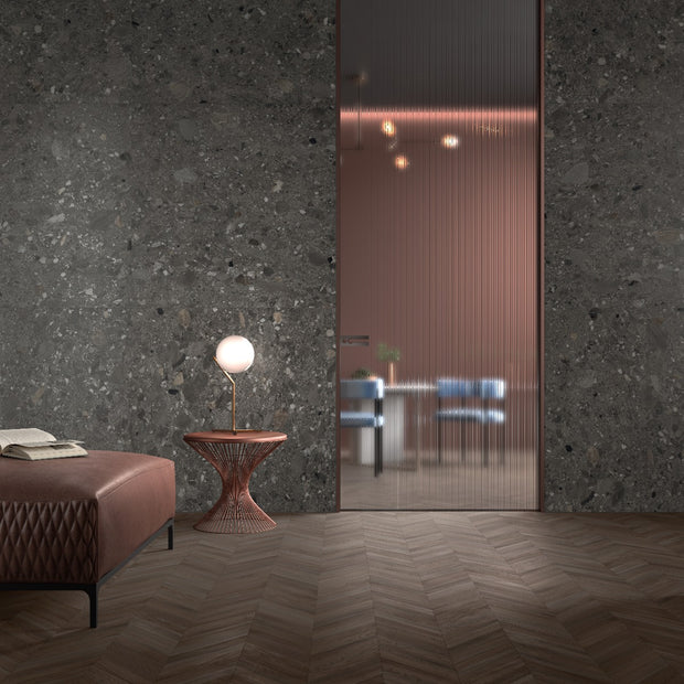 Ceppo Nero 120 x 120cm, porcelain tile at Irwin Tiles