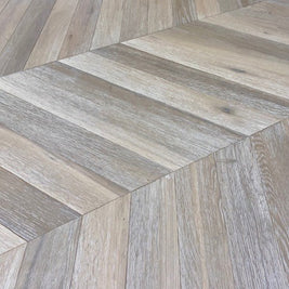 Charleston Oak Engineered Chevron, oiled engineered wood flooring at Irwin Tiles