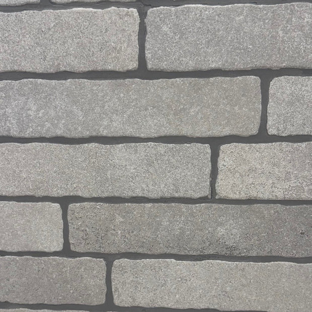 Cluny 6 x 27cm, grey matt tile at Irwin Tiles
