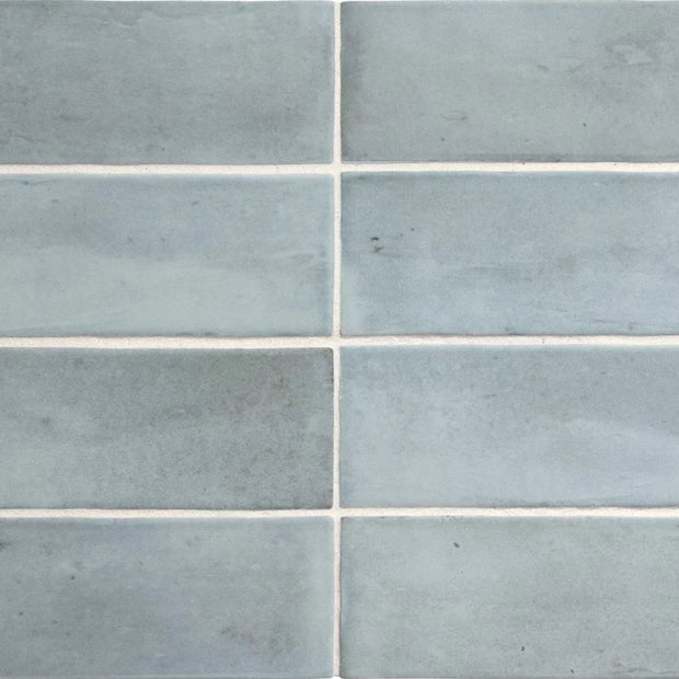Coco Blue Grass Matt 5 x 15cm, tile at Irwin Tiles