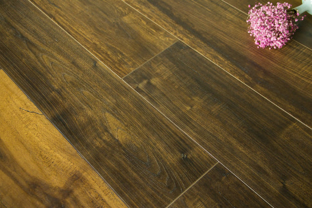 Colorado Walnut Waterproof Laminate 12mm, laminate flooring for kitchens, hallways and living rooms at Irwin Tiles
