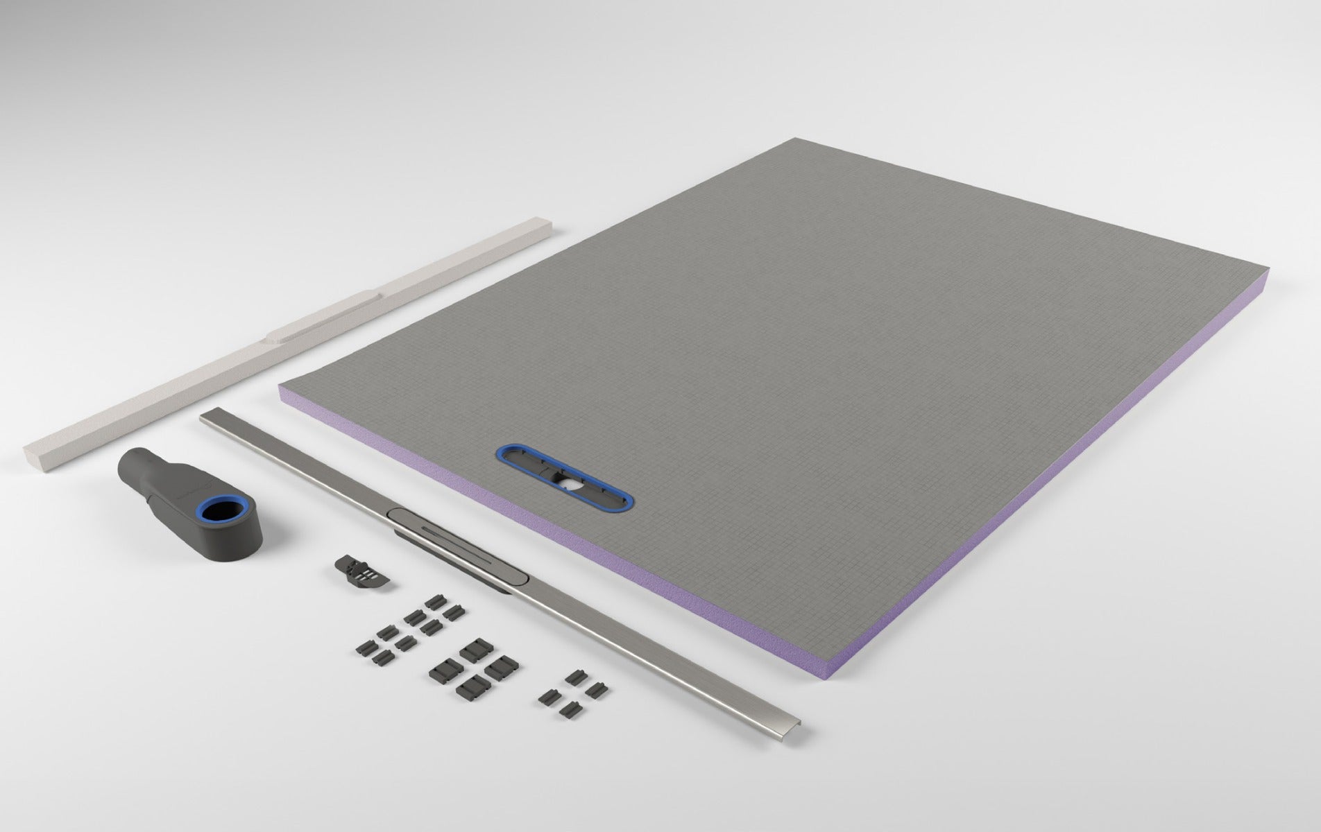 Jackoboard Aqua Colour&Cut Shower Base 1200x900mm, shower base for tiled wetroom and shower installations at Irwin Tiles