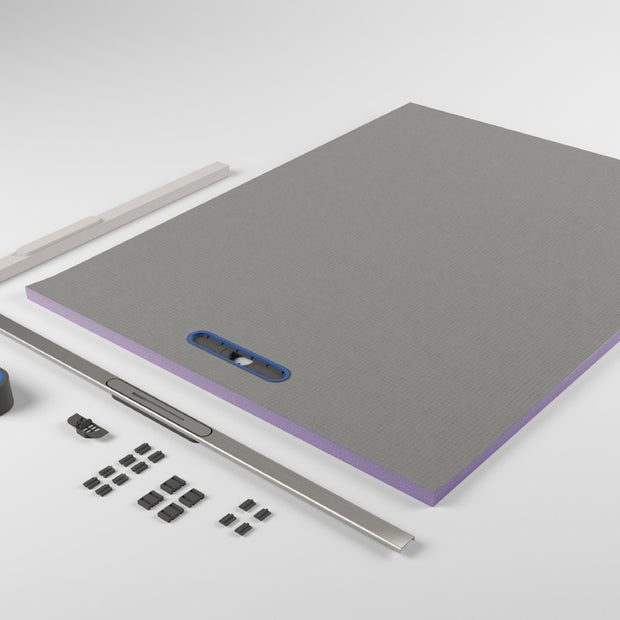 Jackoboard Aqua Colour&Cut Shower Base 1200x900mm, shower base for tiled wetroom and shower installations at Irwin Tiles