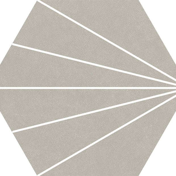 Compostela Hex Verde 22.5 x 25.9cm, porcelain tile at Irwin Tiles