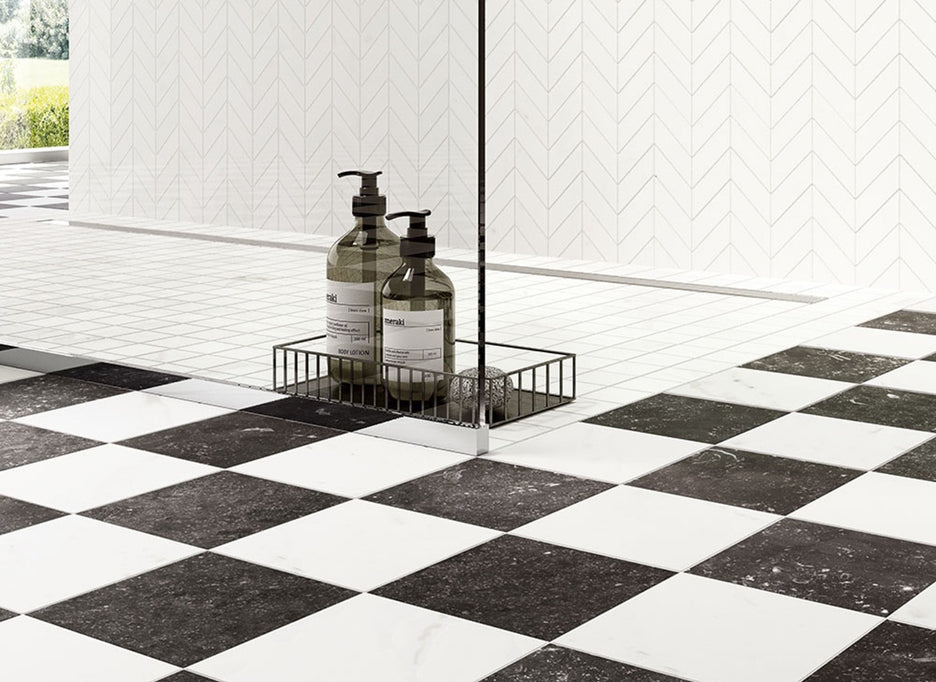 Concert Black 13 x 13cm, matt tile at Irwin Tiles