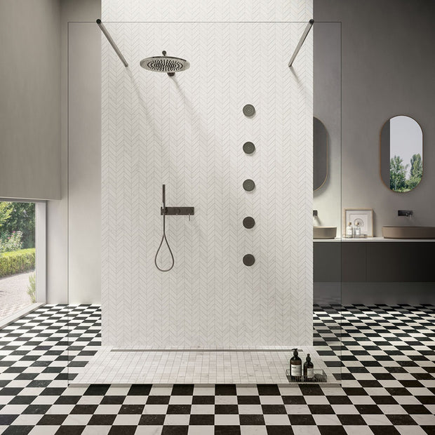 Concert Black 13 x 13cm, porcelain tile at Irwin Tiles