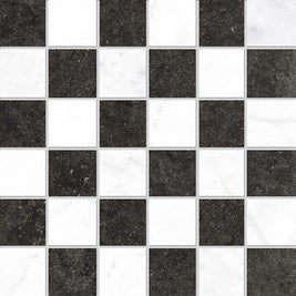Chess Mosaic 30 x 30cm, tile at Irwin Tiles