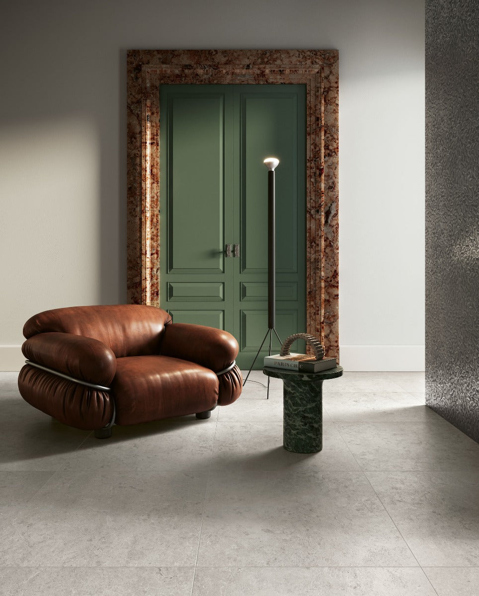 Concreta Avorio 100 x 100cm, extra large format tile at Irwin Tiles