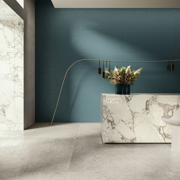 Concreta Avorio 100 x 100cm, matt tile at Irwin Tiles
