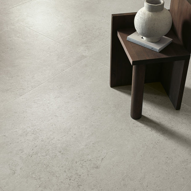 Concreta Avorio 100 x 100cm, porcelain tile at Irwin Tiles