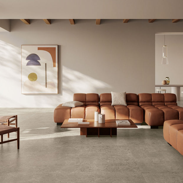 Concreta Ecru 100 x 100cm, porcelain tile at Irwin Tiles