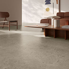Concreta Ecru 100 x 100cm, matt porcelain tile for bathroom and other wet floors at Irwin Tiles