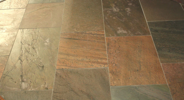 Copper Slate Honed, natural stone tile at Irwin Tiles