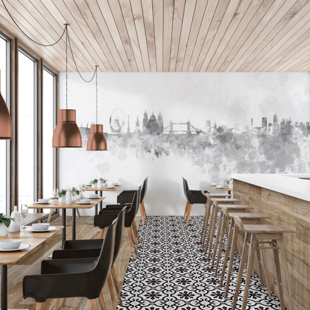 Cosenza Gris 22.5 x 22.5cm, matt tile at Irwin Tiles
