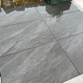 Country Antracite 60 x 90 x 2cm, grey paving at Irwin Tiles