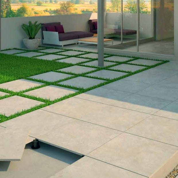 Cover Taupe 76 x 76 x 2cm, matt paving at Irwin Tiles