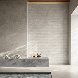 Bergstone Pearl 90x90cm, porcelain tile at Irwin Tiles