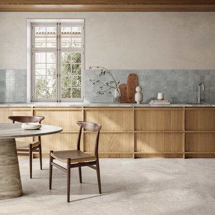 Bergstone Pearl 90x90cm, matt tile at Irwin Tiles