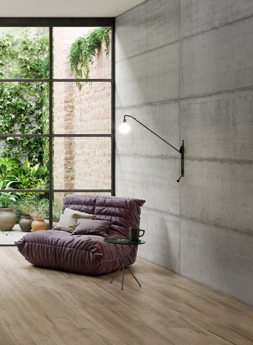 Form Cement 60 x 180cm tile, grey matt, at Irwin Tiles